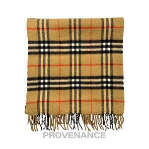 🔴 Vintage Burberrys Scarf Nova Check 100% PURE CASHMERE